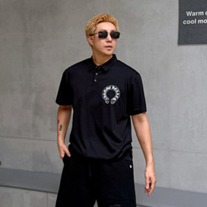 chrome hearts cotton polo shirt